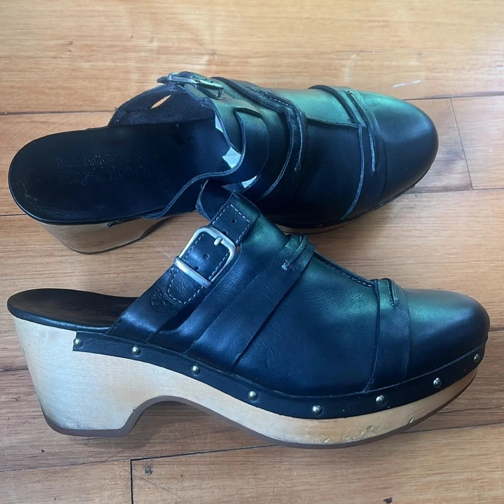 Timberland Women's Earthkeepers Barnstable Clog Size 9 Black - Picture 5 of 9